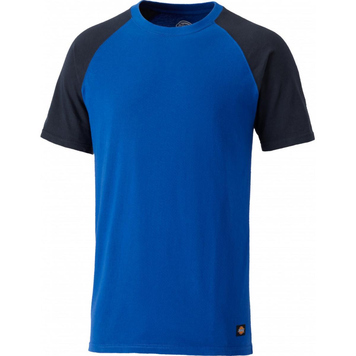 Hersteller: Dickies Herstellernummer: SH2007 Artikelbezeichnung: Zweifarbiges T-Shirt Farbe: Königsblau/Marineblau