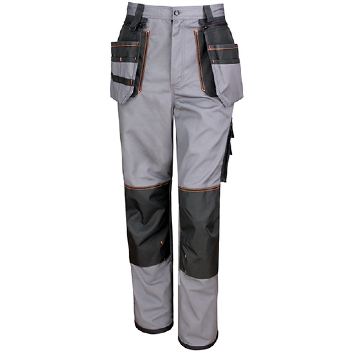Hersteller: Result WORK-GUARD Herstellernummer: R324X Artikelbezeichnung: Herren X-Over Heavy Trouser Arbeitshose Farbe: Grey/Black