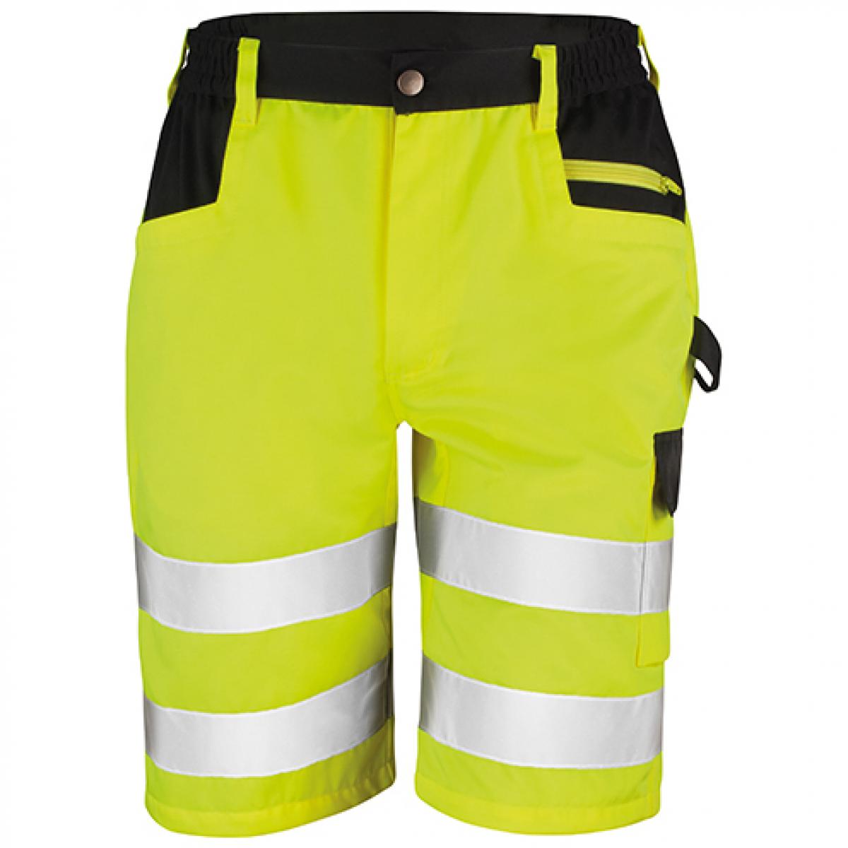 Hersteller: Result Herstellernummer: R328X Artikelbezeichnung: Safety Cargo Shorts - Kurze Arbeitshose nach EN20471:2013 K Farbe: Fluorescent Yellow