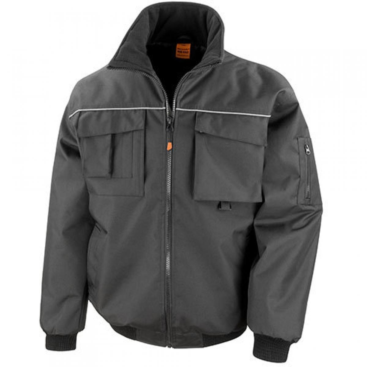 Hersteller: Result WORK-GUARD Herstellernummer: R300X Artikelbezeichnung: Sabre Pilot Herren Workwear Arbeits Jacke Farbe: Black