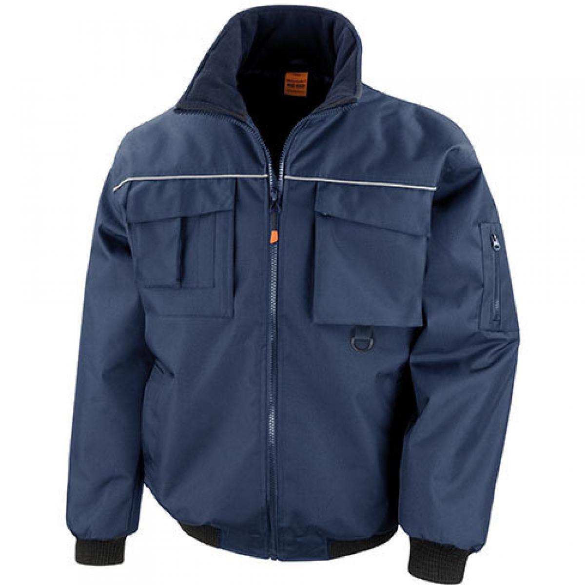 Hersteller: Result WORK-GUARD Herstellernummer: R300X Artikelbezeichnung: Sabre Pilot Herren Workwear Arbeits Jacke Farbe: Navy