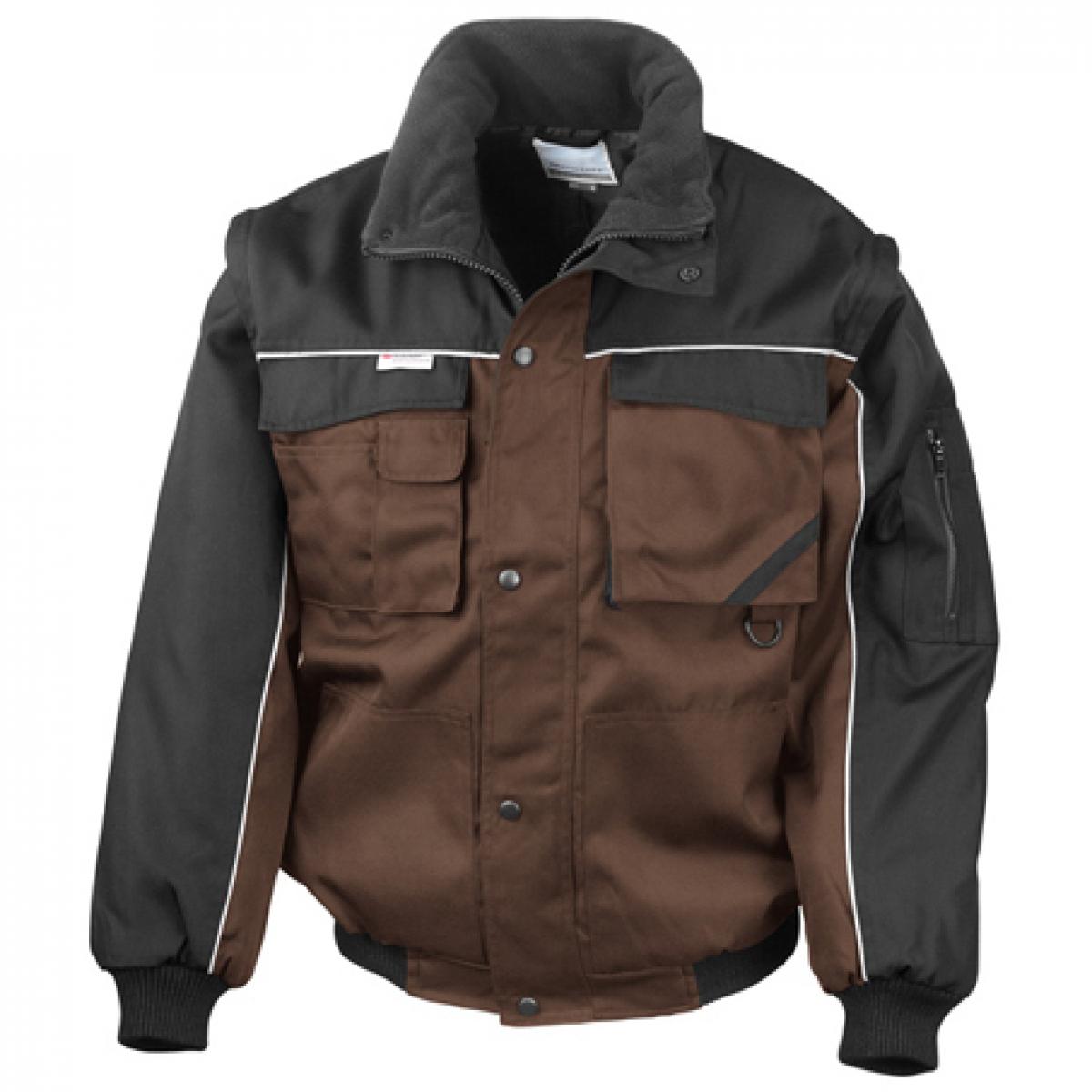Hersteller: Result WORK-GUARD Herstellernummer: R71X Artikelbezeichnung: Workguard Heavy Duty Jacket / Arbeitsjacke Farbe: Tan/Black