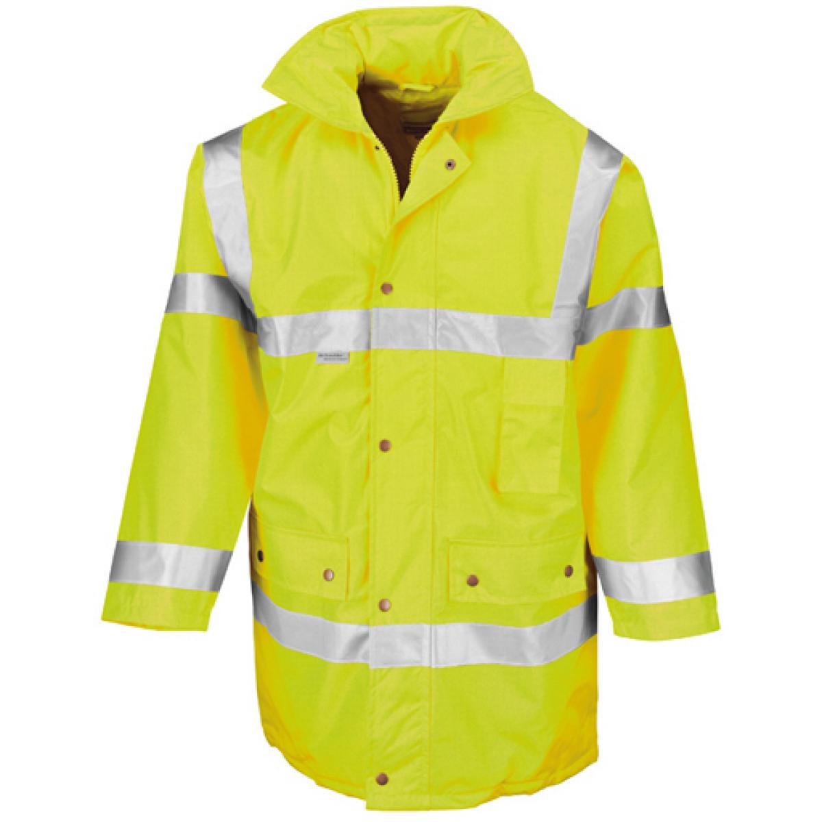 Hersteller: Result Herstellernummer: R018X Artikelbezeichnung: Safety Arbeits Sicherheits Jacke | ISO EN20471:2013 Farbe: Fluorescent Yellow